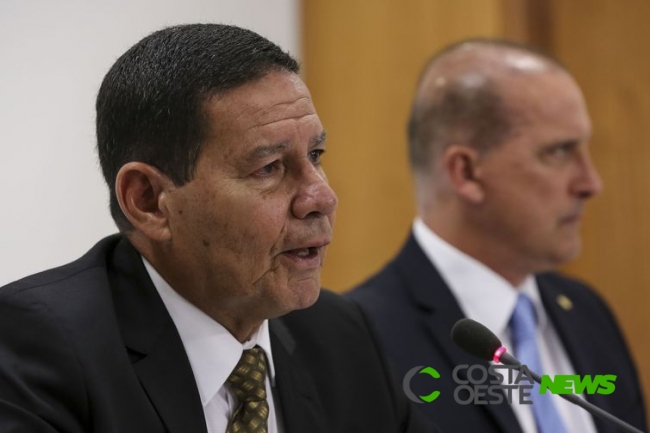 Mourão diz que reforma da Previdência segue este mês para o Congresso