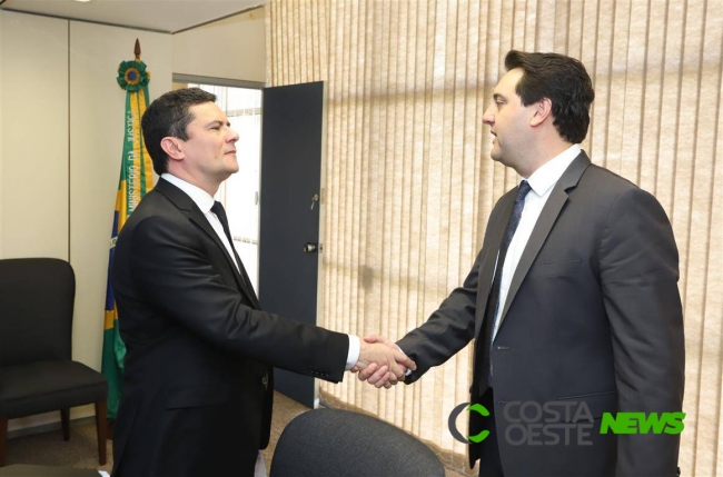 Governador Ratinho Júnior e ministro Sérgio Moro definem Ações de Segurança na Fronteira