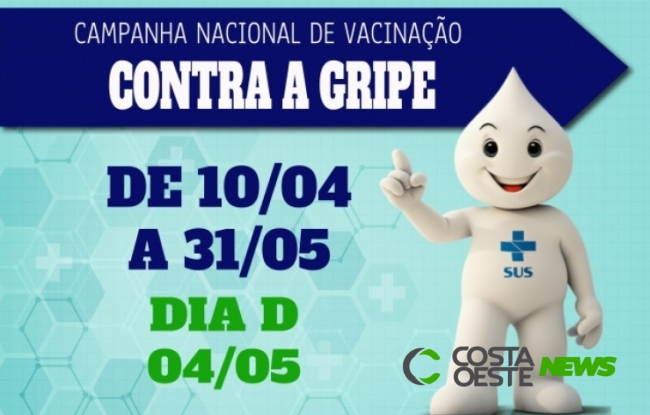 Começa Campanha de Vacinação Contra Gripe em São Miguel do Iguaçu