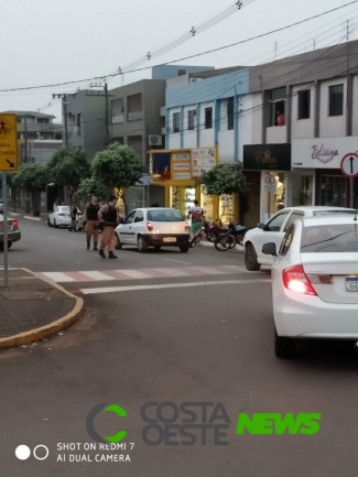 Polícia Militar realiza blitz no centro de São Miguel do Iguaçu