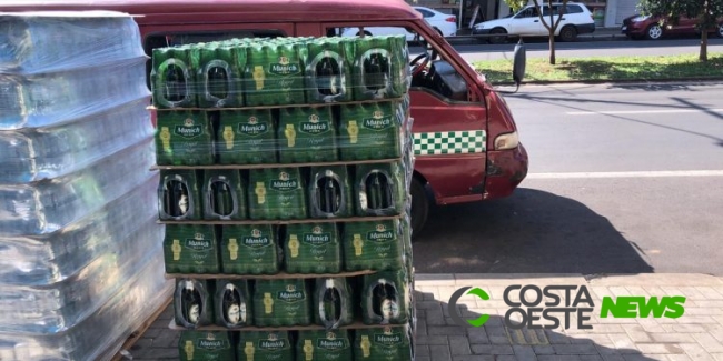 Mais de 300 fardos de cerveja são apreendidas pela Receita Federal