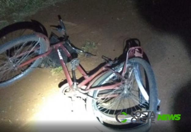 Ciclista morre em acidente no interior de Santa Helena