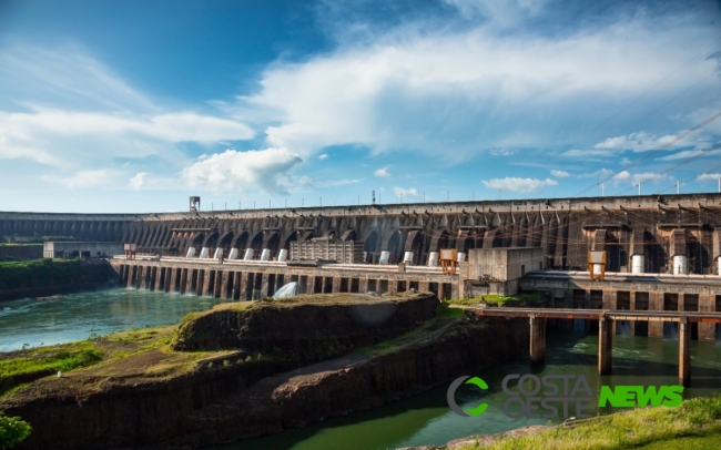 Em ano seco, Itaipu atinge a marca de 60 milhões de MWh, nesta quinta-feira (3)