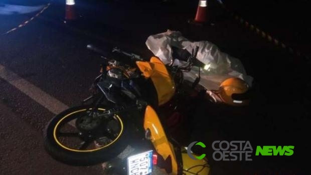 Motociclista morre em acidente na BR 277, região do viaduto  em Foz do Iguaçu