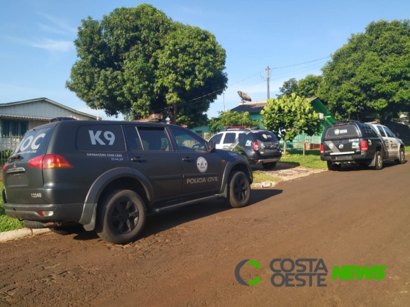 Operação da Polícia Civil estoura pontos de tráfico em Santa Helena