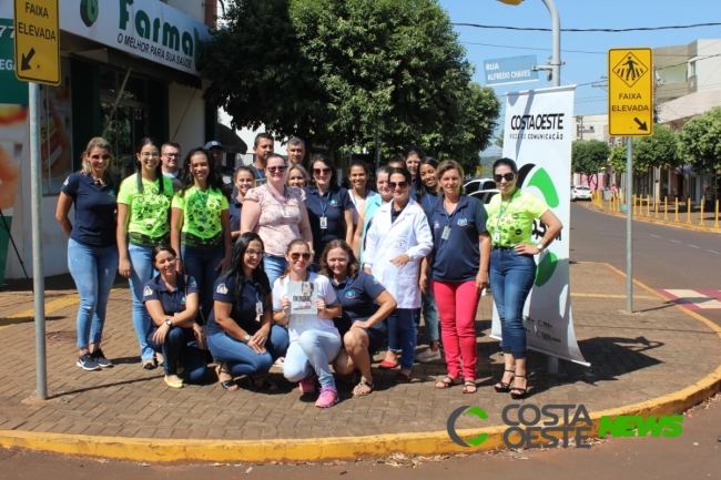 Costa Oeste 106,5 e Saúde de São Miguel realizam blitz de conscientização contra a dengue