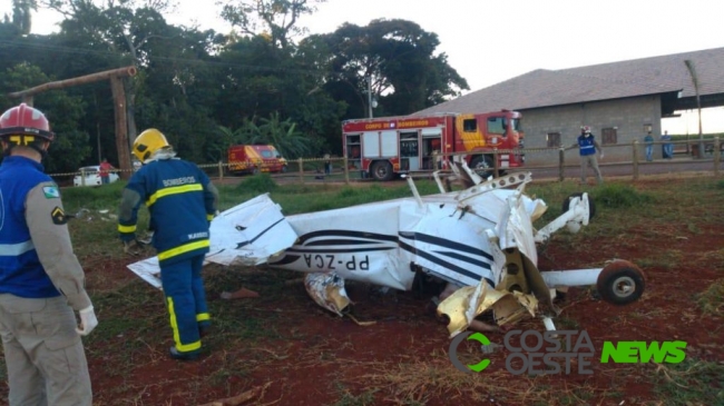 Avião cai e deixa vítimas fatais em Toledo