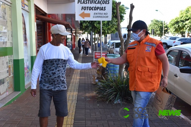 Empresários de São Miguel do Iguaçu se unem e doam máscaras para a população