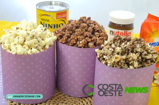 3 Receitas de pipoca doce: Nutella, Leite Ninho e Ovomaltine