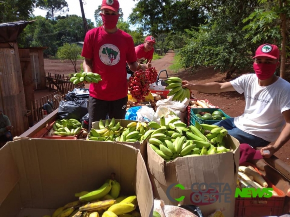 Camponeses do MST em São Miguel preparam doação de alimentos para famílias carentes do município