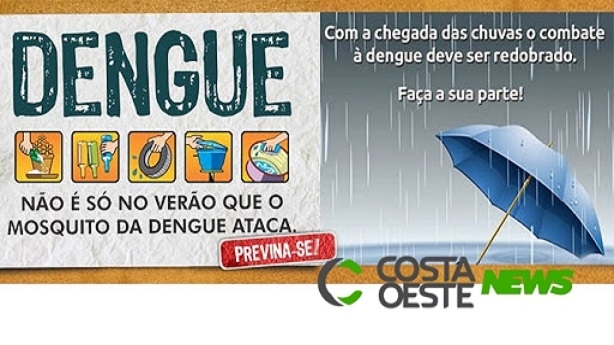 Chuva trás alivio, mas cuidados com a dengue devem ser redobrados