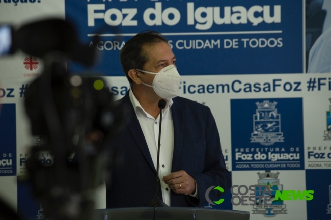 Prefeito de Foz é diagnosticado com a Covid-19