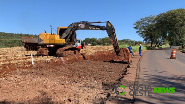 Obras do trevo na PR-497 iniciam em São Miguel