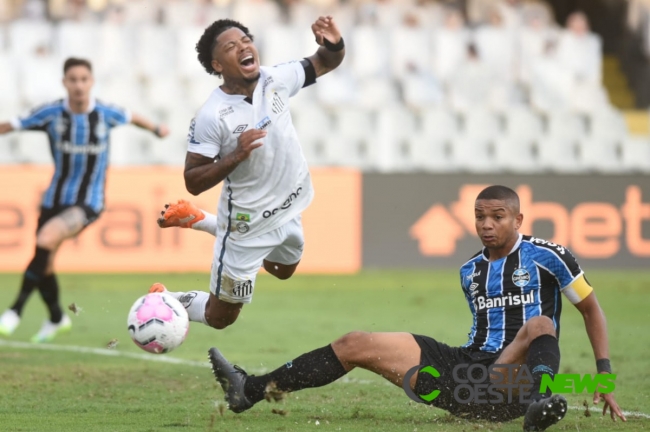 OU??A OS GOLS: Grêmio  é superado pelo Santos com gols de Marinho