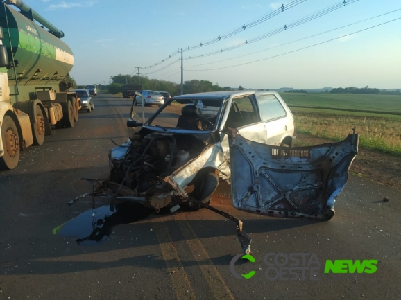 Acidente envolve três veículos e deixa feridos na PR 488 em Santa Helena (vídeo)