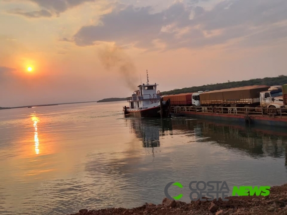 Importação pelo porto de Santa Helena está em alta, mesmo com a baixa do Lago de Itaipu