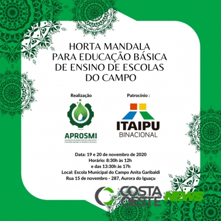 APROSMI convida população para participar da Horta Mandala