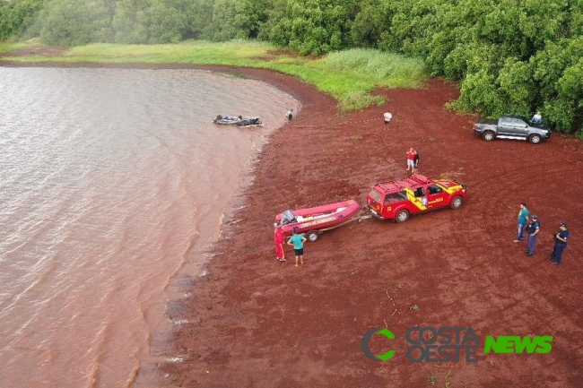 Buscas por homem desaparecido seguem no Lago de Itaipu