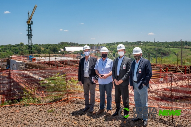 Diretores de Itaipu acompanham andamento de obras estruturantes financiadas pela empresa em Foz 