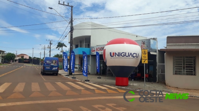 UNIGUA??U realiza blitz no Oeste do Paraná para atender futuros acadêmicos