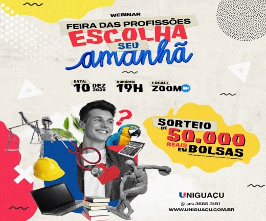 UNIGUA??U realiza Webinar das profissões 