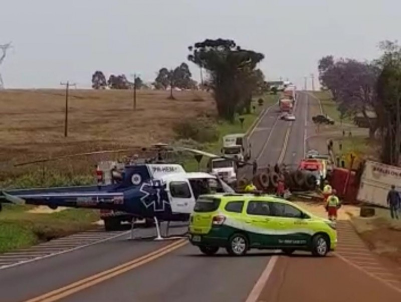 Grave acidente com vítima fatal é registrado na BR-277 – Cidades do Oeste