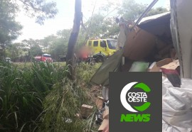 Saída de Pista na Serra do Mico em São Miguel do Iguaçu