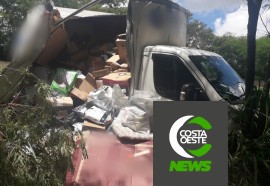 Saída de Pista na Serra do Mico em São Miguel do Iguaçu