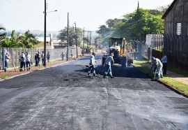 Recapeamento asfáltico no DI