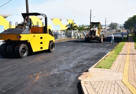 Recapeamento asfáltico no DI