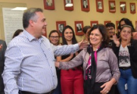 Ministra da saúde em visita ao Paraná