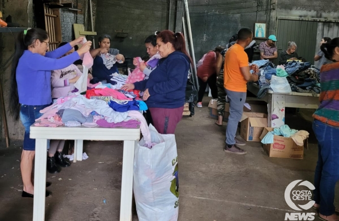 ACAF realiza mais um bazar solidário para atender famílias carentes de São Miguel do Iguaçu