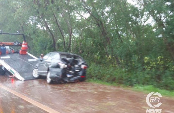 Acidente é registrado na BR 277 em São Miguel do Iguaçu