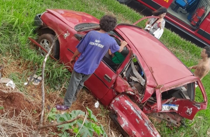 Acidente na BR-277 em São Miguel do Iguaçu deixa três feridos, incluindo gestante