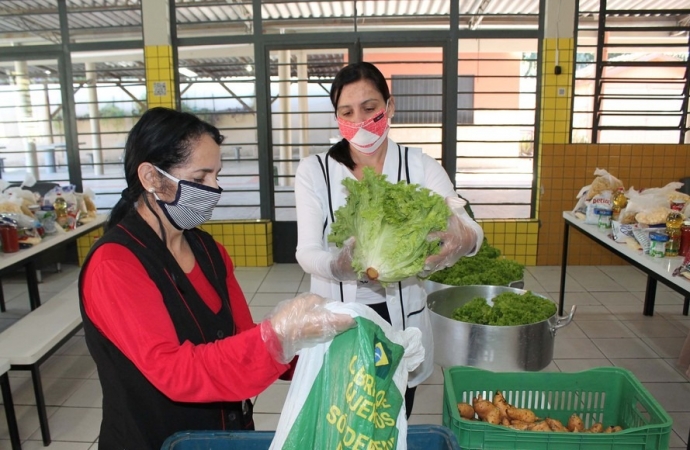 Alimentos da agricultura familiar enriquecem a merenda