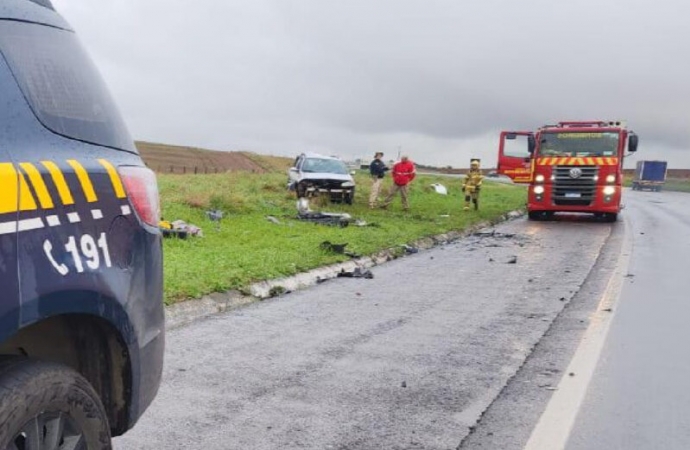 Bebê escapa ileso de acidente com morte e feridos na BR-277