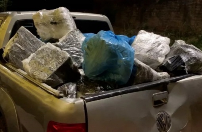 Cerca de 2,3 toneladas de maconha carregadas em Missal são apreendidas pela PM em Cascavel