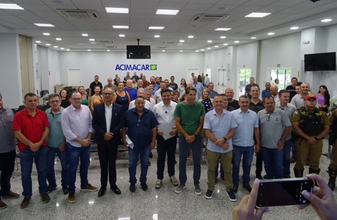 Comandante da 3ª Cia/BPRv participa de reunião com lideranças estaduais e locais