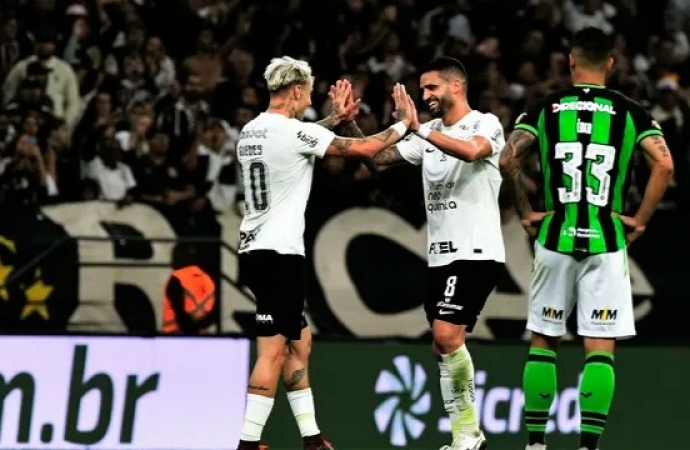Corinthians bate América-MG nos pênaltis e está na semi da Copa do Brasil