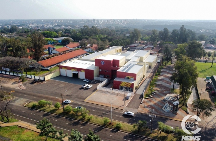 Governador inaugura nova sede do Corpo de Bombeiros de Foz do Iguaçu, a maior do Estado