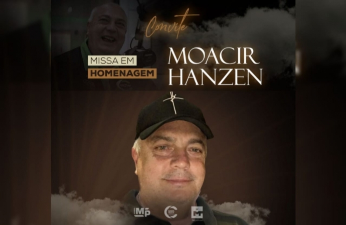 Homenagem da coordenação da Rede Costa Oeste a Moacir Hanzen