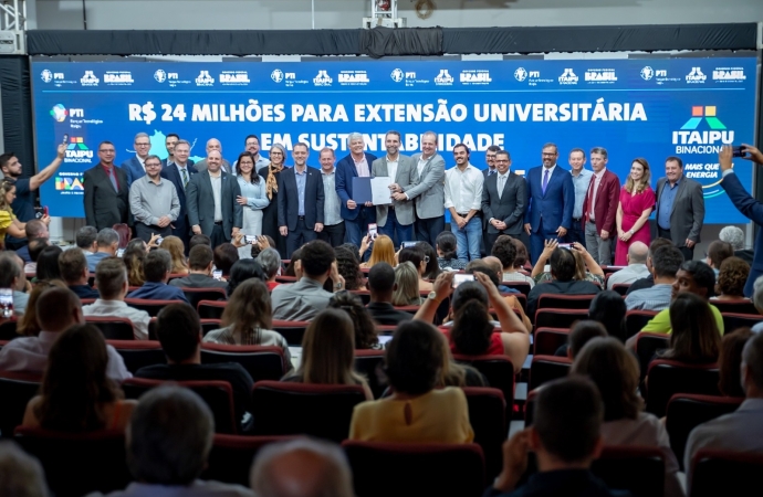 Itaipu e PTI recebem quase 600 projetos de extensão universitária para sustentabilidade