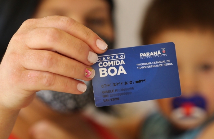 Mais de 50 mil famílias já utilizam o Cartão Comida Boa no Paraná