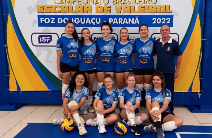 Medianeira está disputando Campeonato Brasileiro Escolar de Voleibol