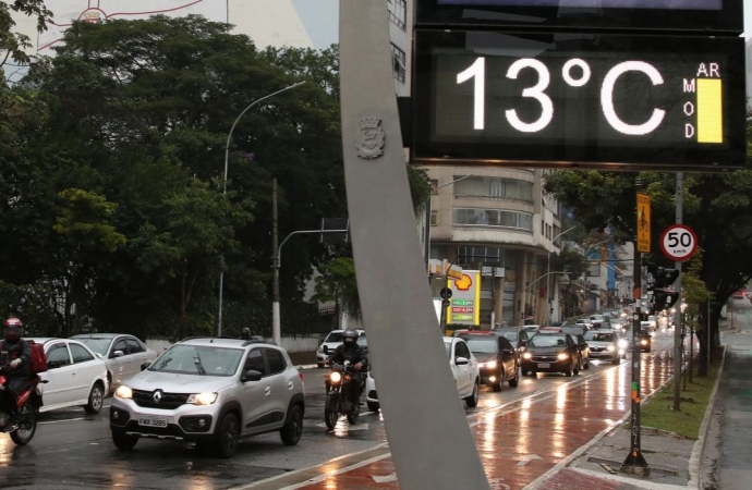 Nova massa de ar frio derrubará temperaturas em várias regiões do país