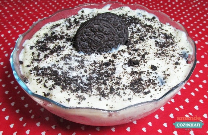 Pavê de leite ninho e oreo