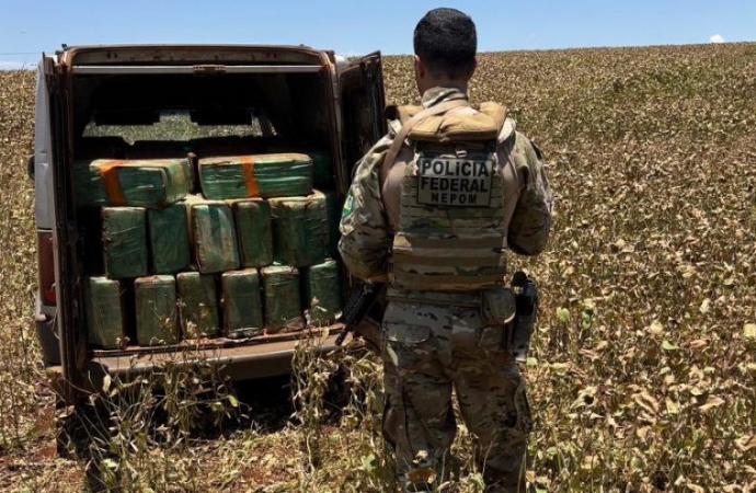 PF apreende mais de 900 kg de maconha em Santa Helena