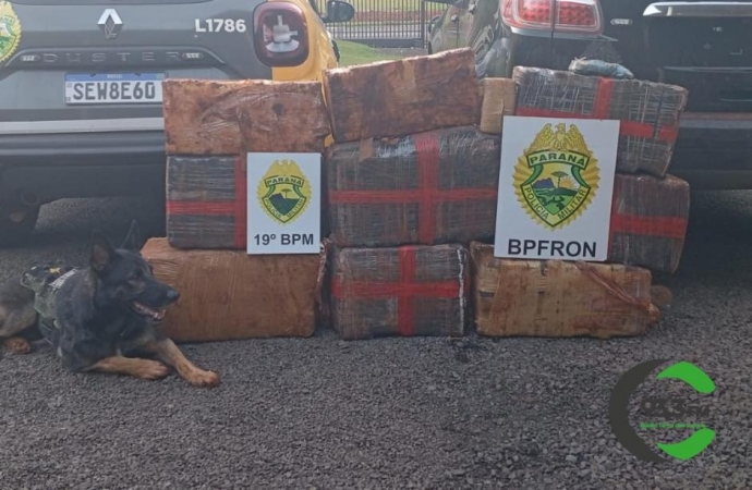 PM de Entre Rios do Oeste e BPFRON apreendem maconha e haxixe após denúncia