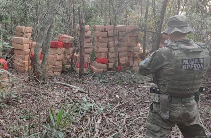 PMPR apreende 6 toneladas de maconha em área rural de Marechal Cândido Rondon