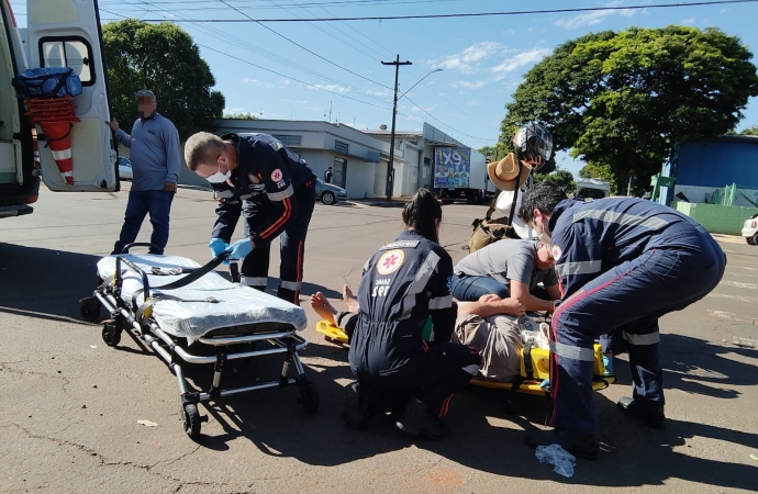 Servidor público fica ferido e veículo envolvido desaparece em Santa Helena